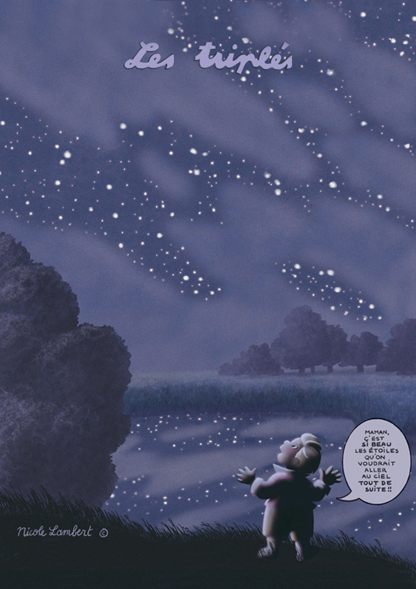 Les Triplés Digigraphie Les étoiles
