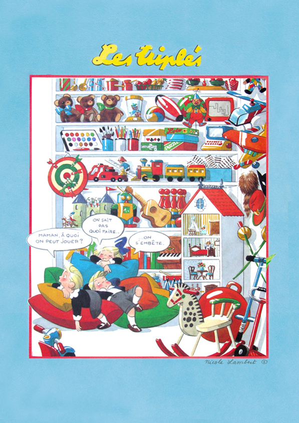 Les Triplés Digigraphie Les jouets